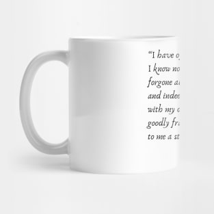 A Quote from "Hamlet" by William Shakespeare Mug